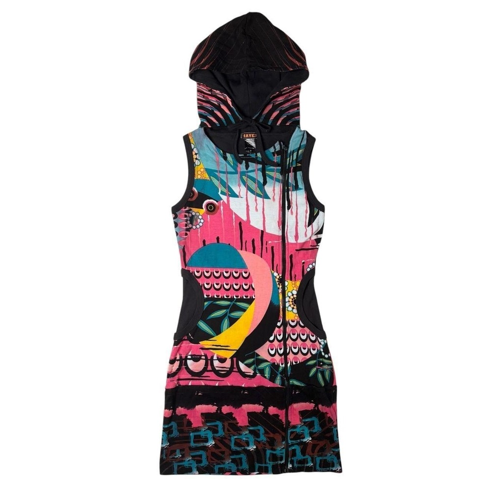 deadstock Hayes rare graphic euro mini dress